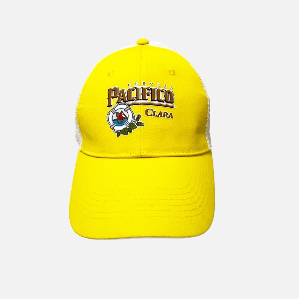 Pacifico Clara Cerveza Yellow Baseball Cap/Hat OSFA